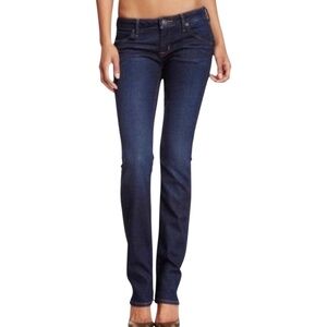 HUDSON Jeans, 28 Straight, Dark wash, Zipper